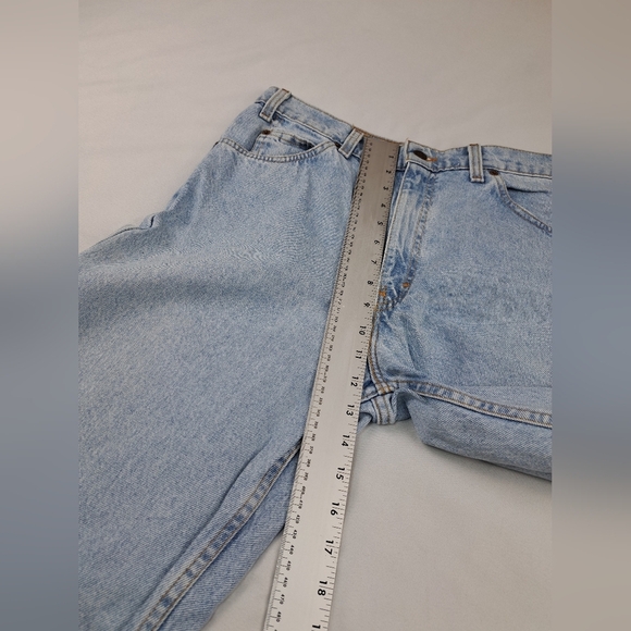 Vintage Orange Tab '96s Levi's 550 Relaxed Fit Tapered Leg W34 L32 - Picture 8 of 15